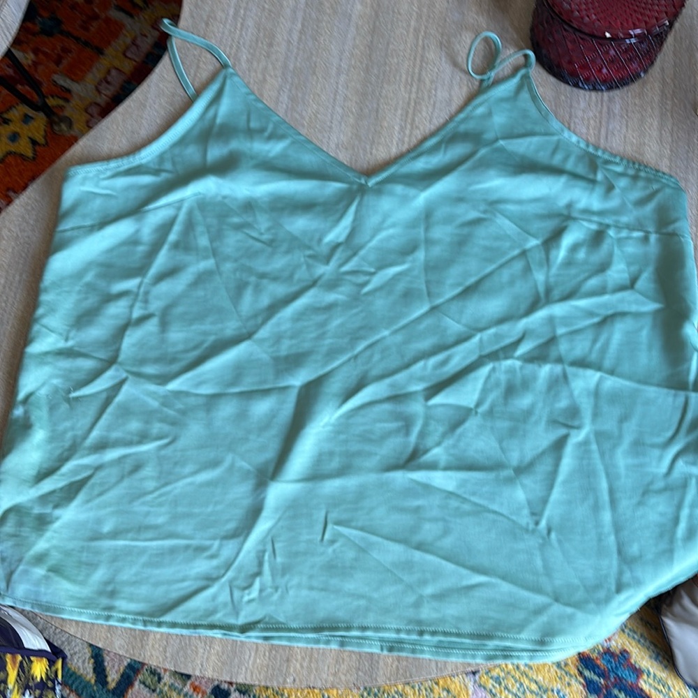 A New Day Green Camisole